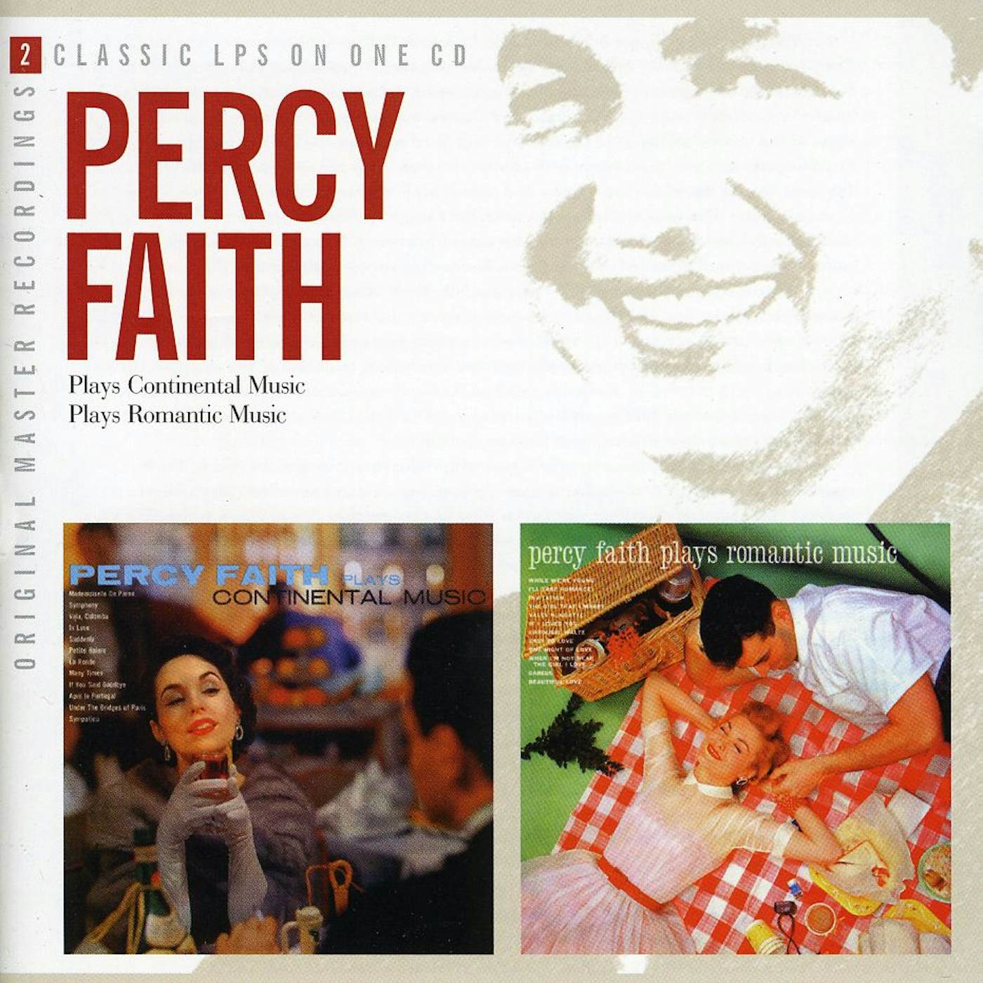 Percy Faith PLAYS CONTINENTAL MUSIC / PLAYS ROMANTIC MUSIC CD