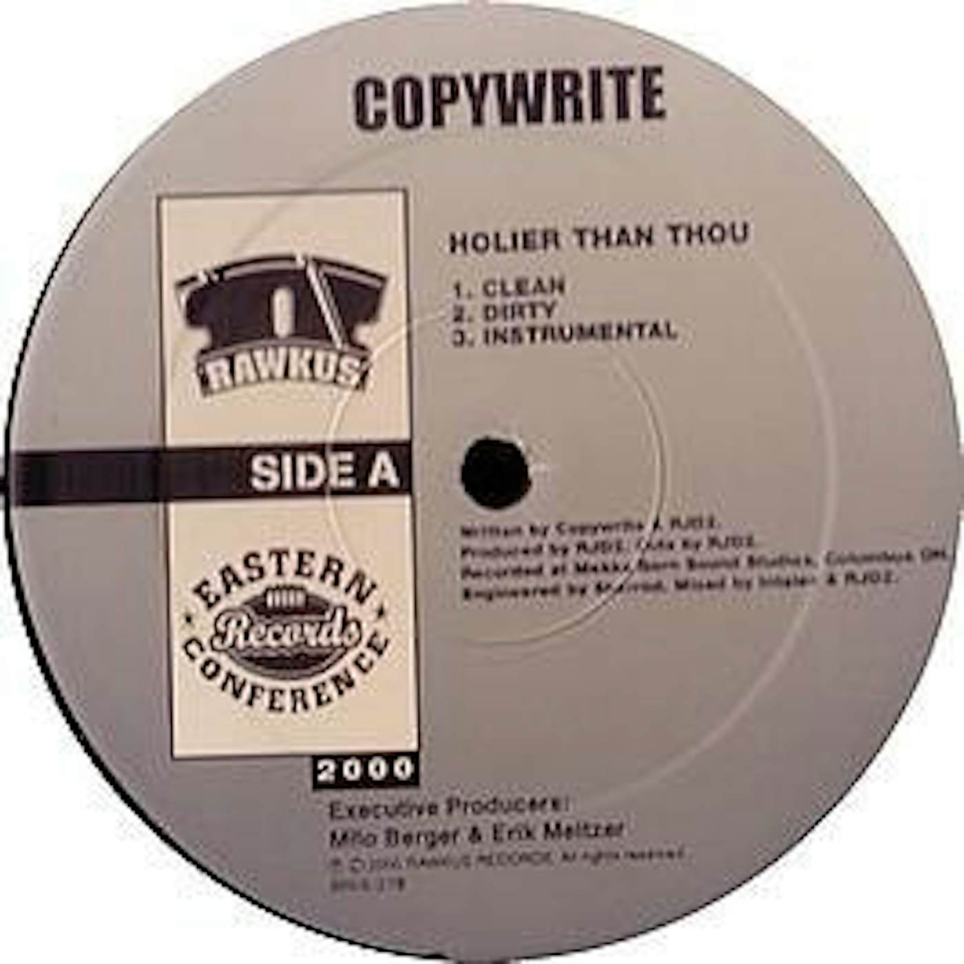 Copywrite Holier Than Thou Vinyl Record