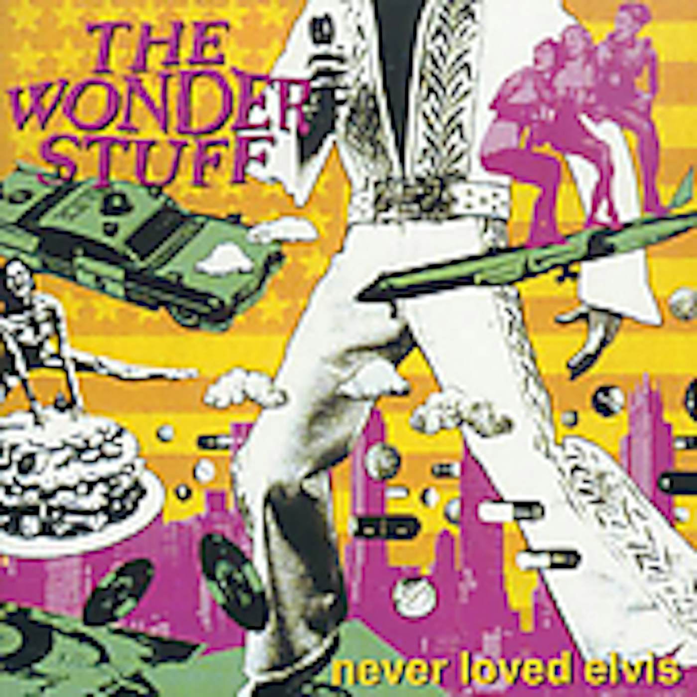 The Wonder Stuff NEVER LOVED ELVIS CD