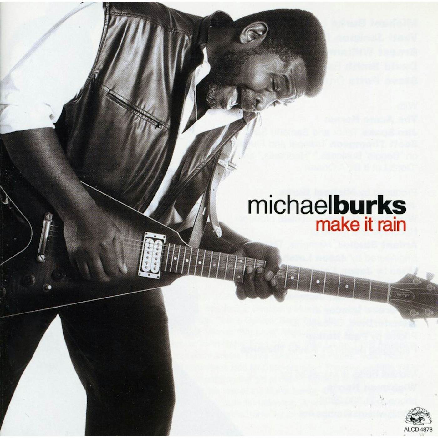 Michael Burks MAKE IT RAIN CD