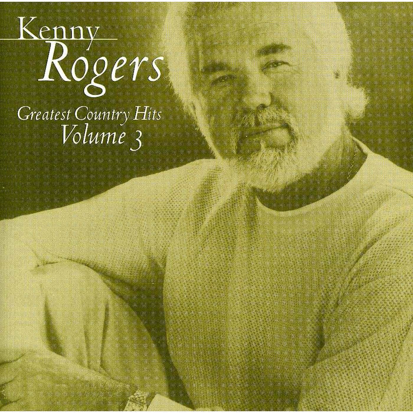 Kenny Rogers GREATEST COUNTRY HITS 3 CD