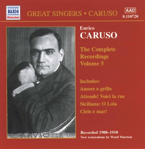 COMPLETE RECORDINGS OF ENRICO CARUSO 5 CD