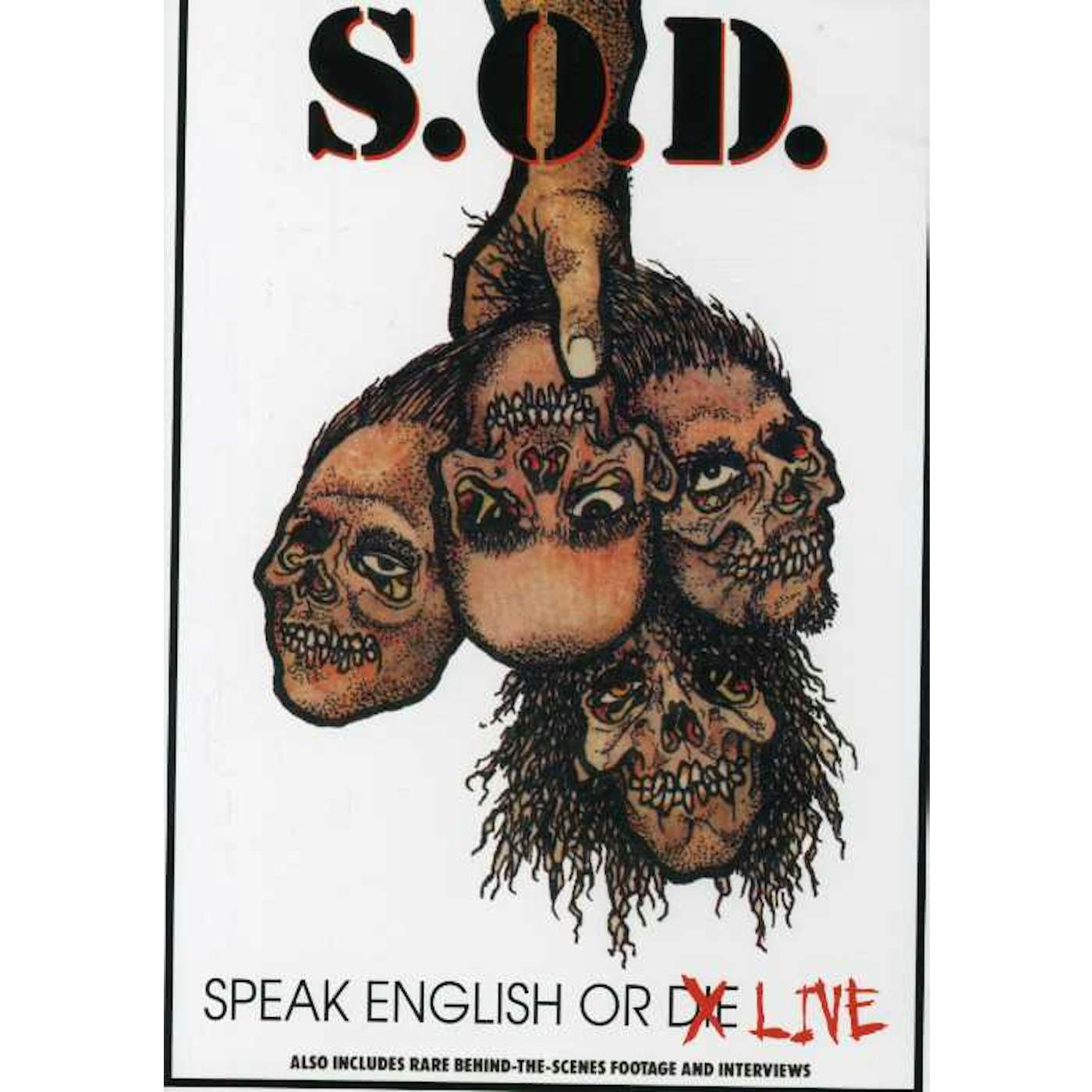 S.O.D. SPEAK ENGLISH OR LIVE DVD