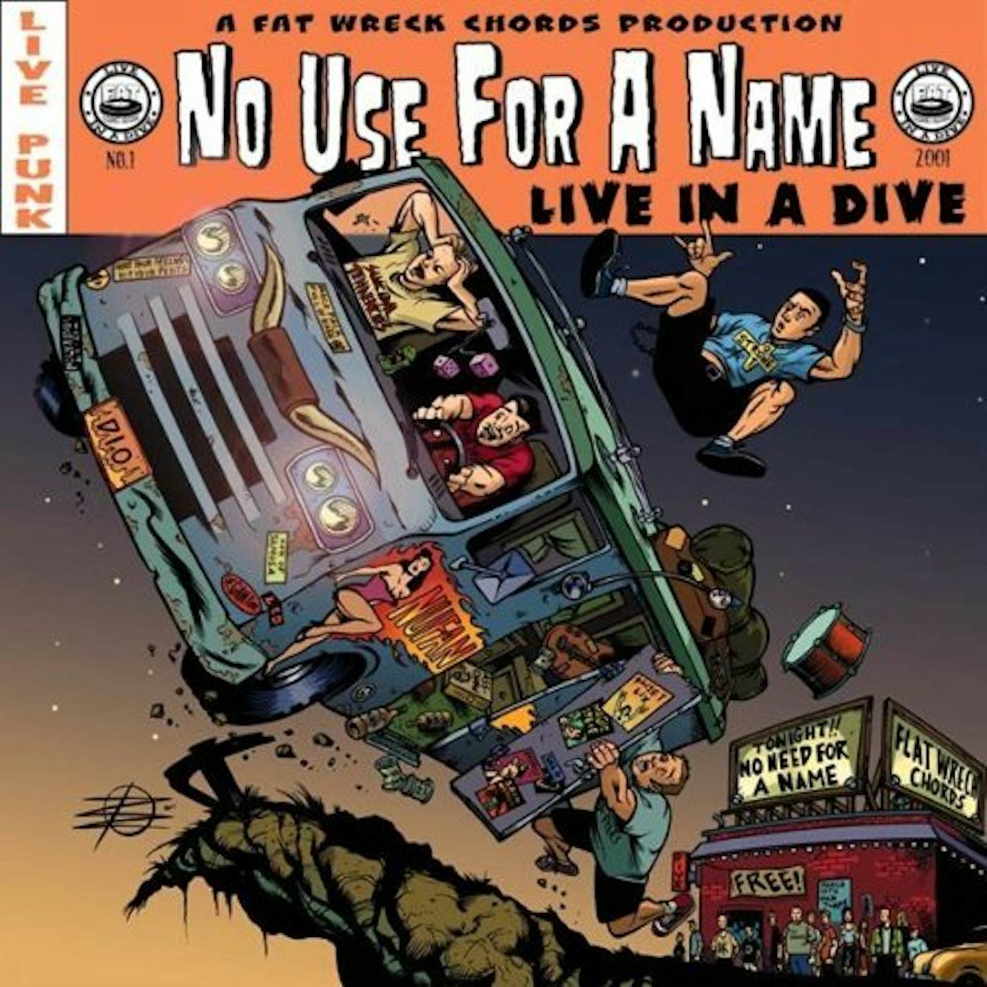 No Use For A Name LIVE IN A DIVE CD