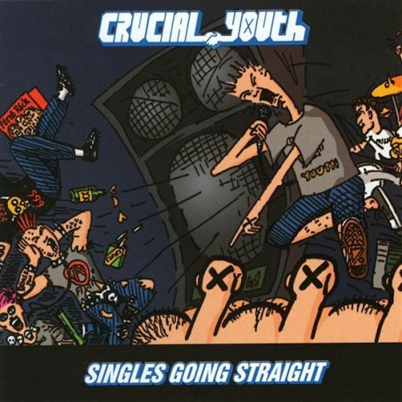 Crucial Youth SINGLES GOING STRAIGHT CD