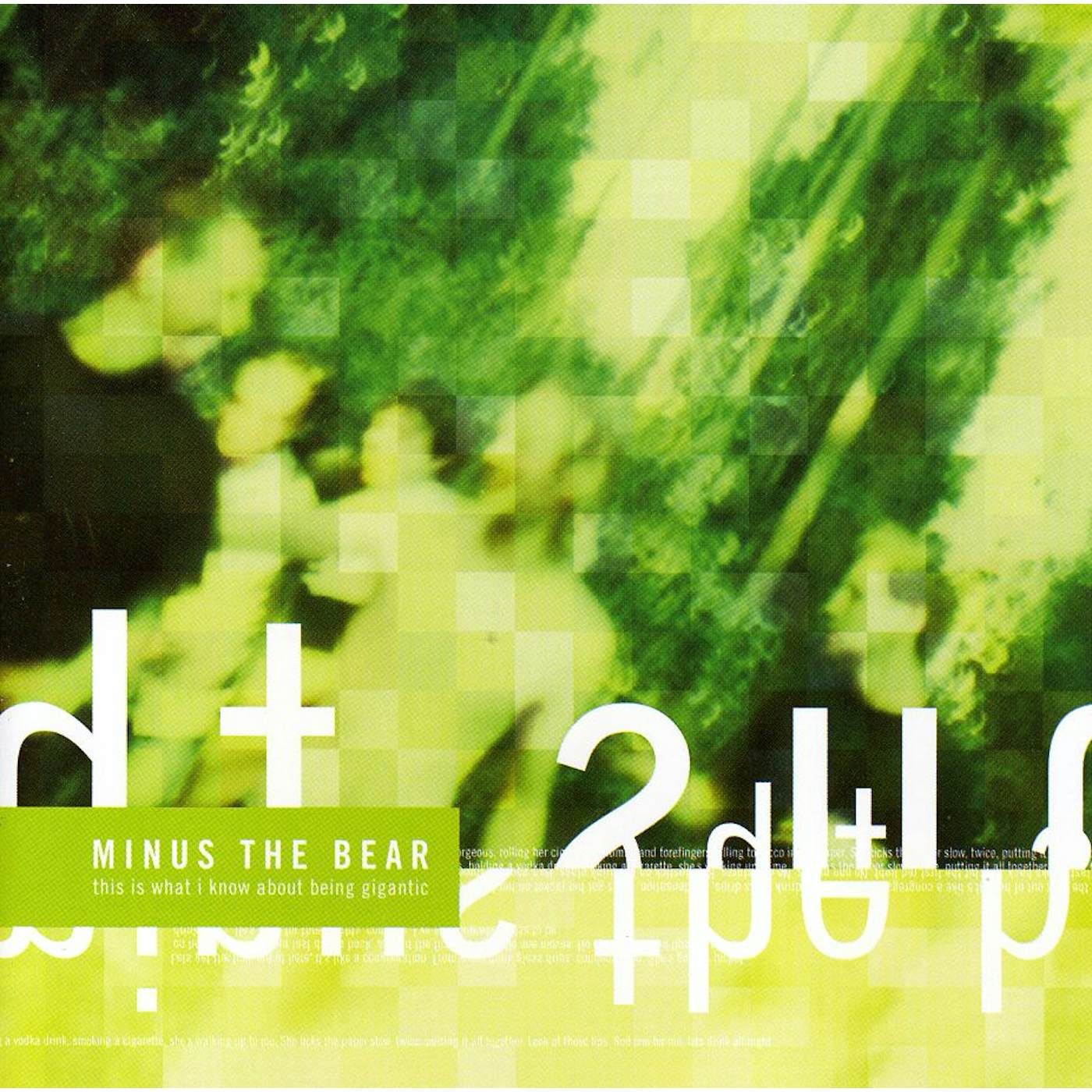 Minus the Bear THIS IS WHAT I KNOW ABOUT BEING GIGANTIC CD