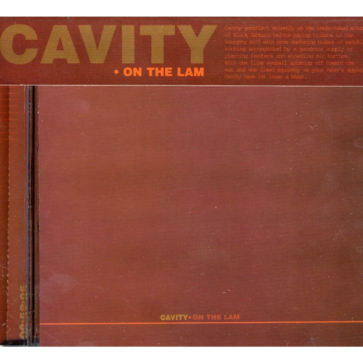 Cavity ON THE LAM CD