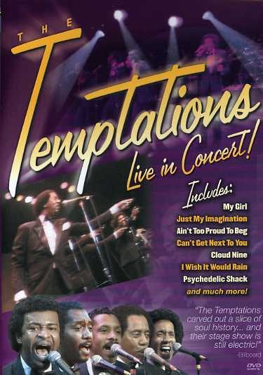 The Temptations LIVE IN CONCERT DVD