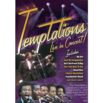 The Temptations LIVE IN CONCERT DVD