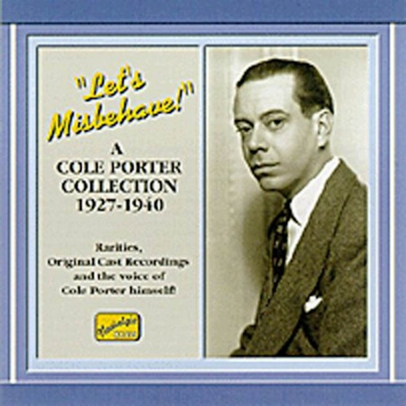 Cole Porter LET'S MISBEHAVE 1927-1940 CD