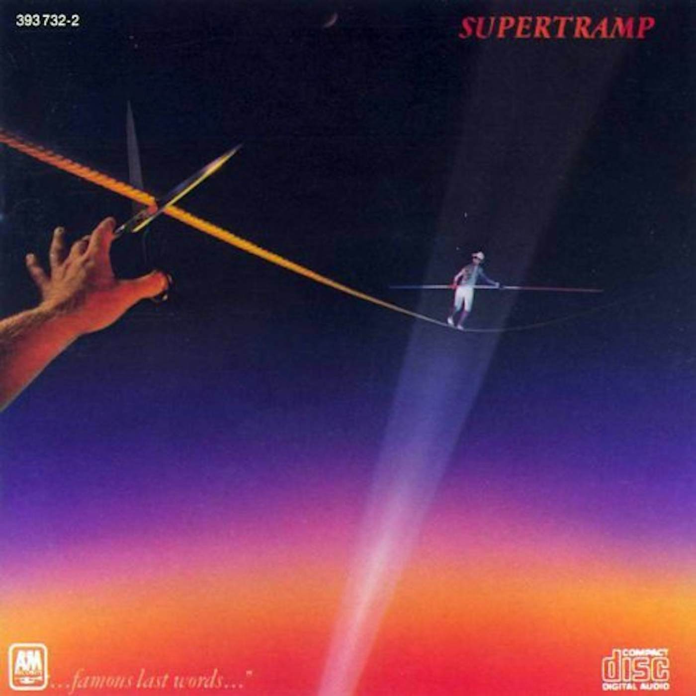 Supertramp FAMOUS LAST WORDS CD