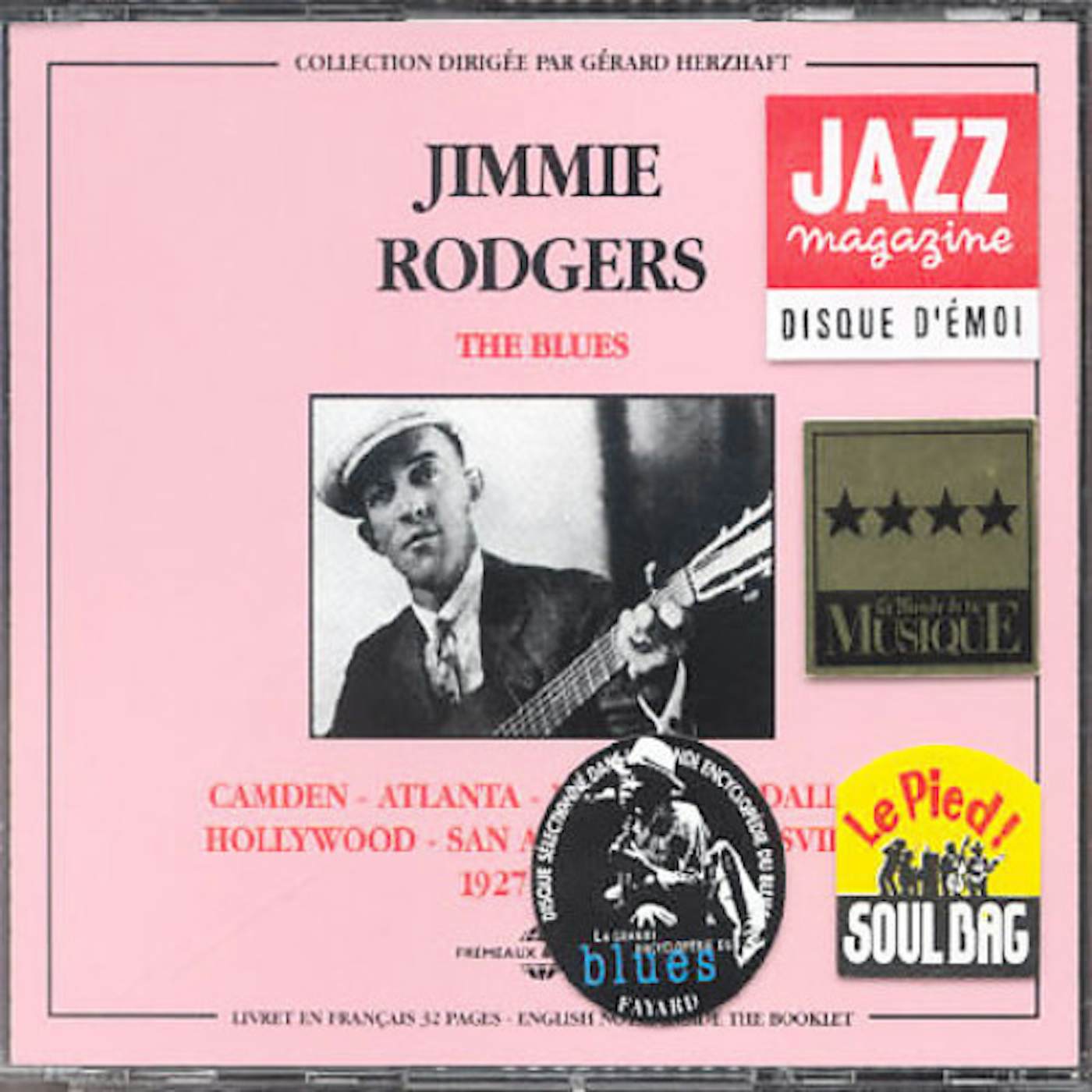 Jimmie Rodgers CAMDEN ATLANTA NEW YORK DALLAS HOLLYWOOD CD