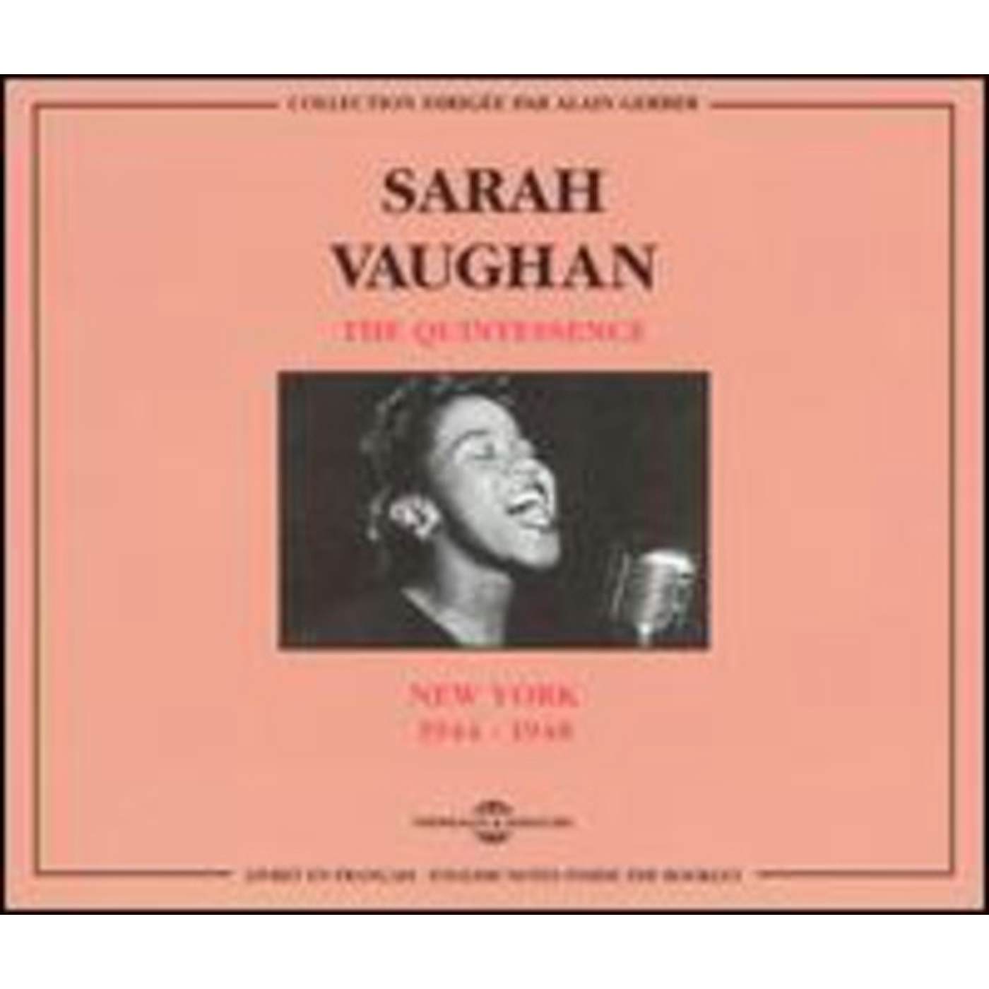 Sarah Vaughan NEW YORK 1944-1948 CD
