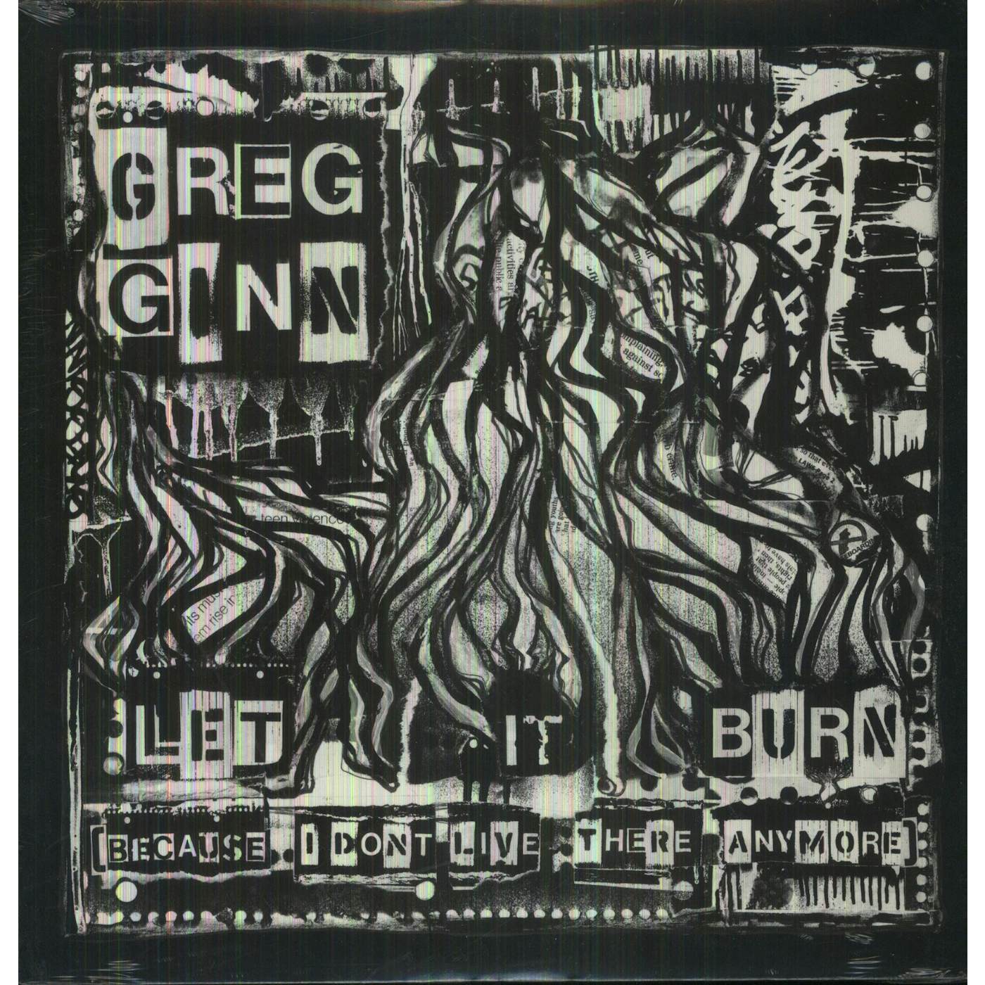 Greg Ginn LET IT BURN Vinyl Record