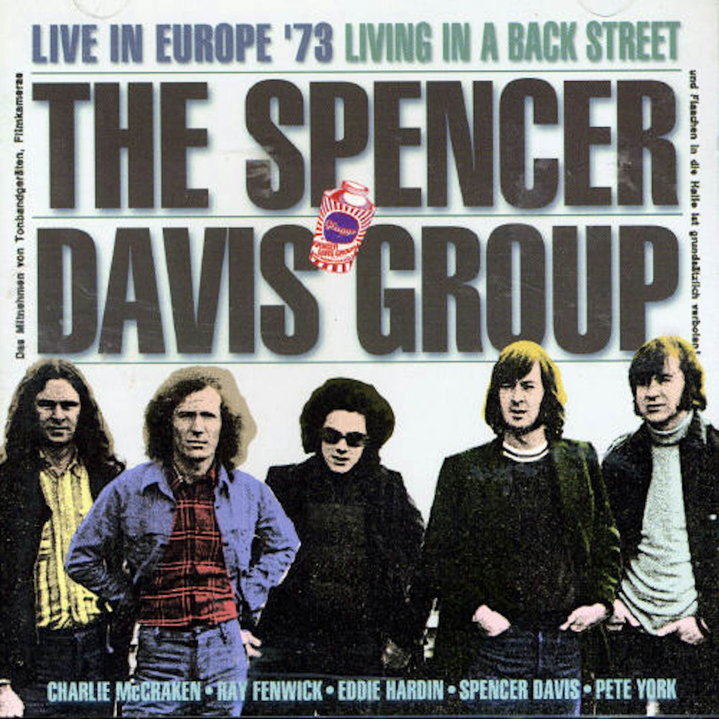 The Spencer Davis Group LIVE IN EUROPE CD