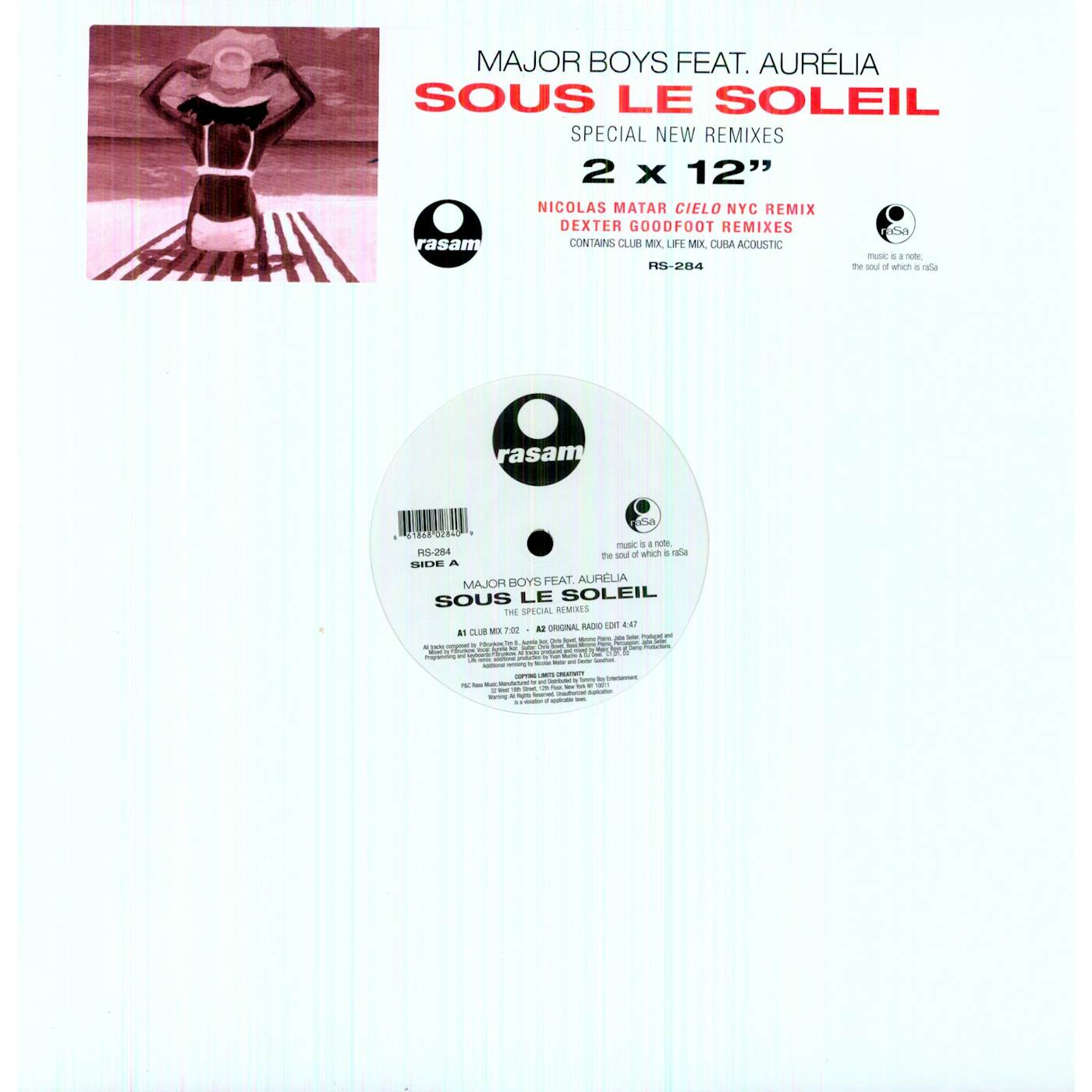 Major Boys Sous Le Soleil Vinyl Record