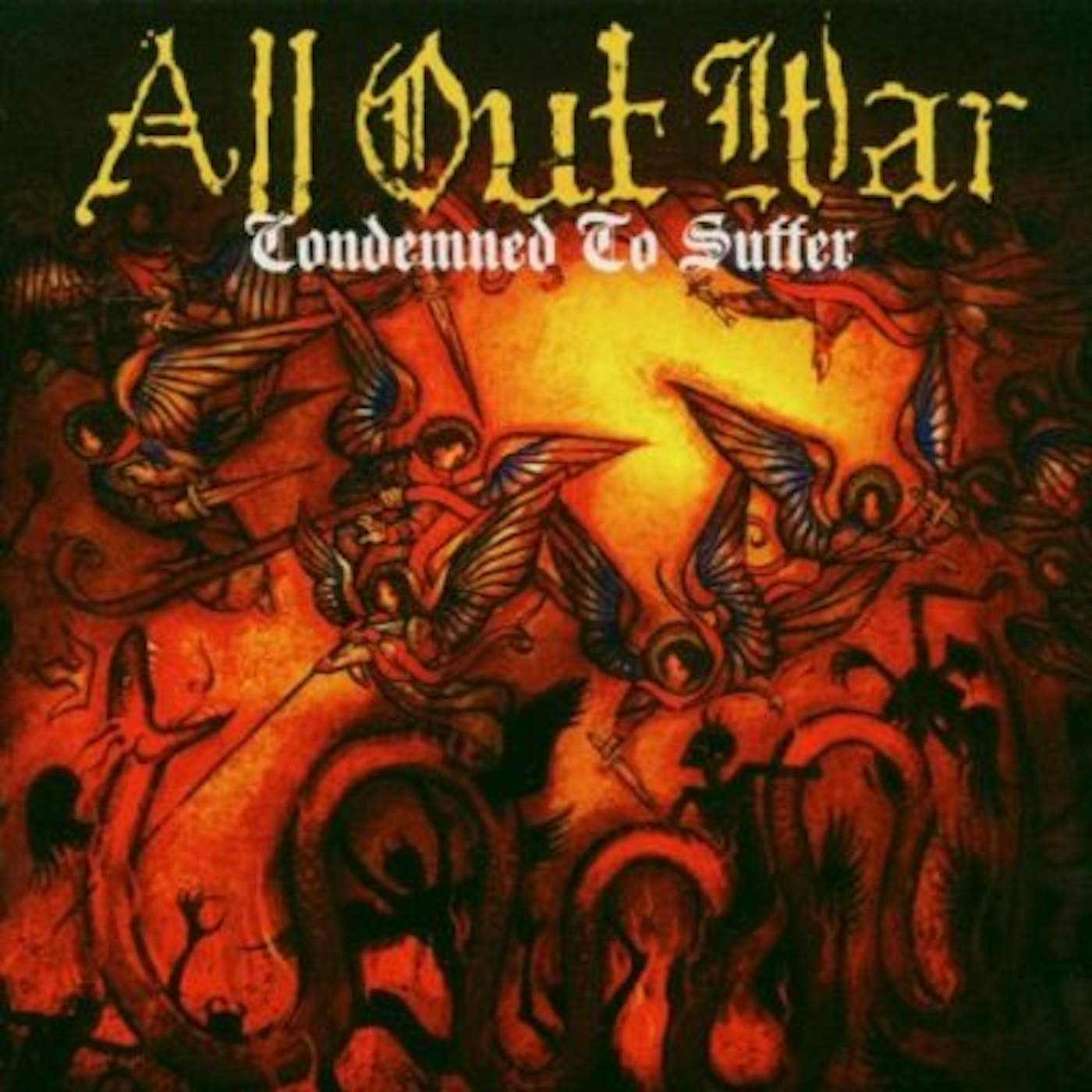 All Out War CONDEMNED TO SUFFER CD