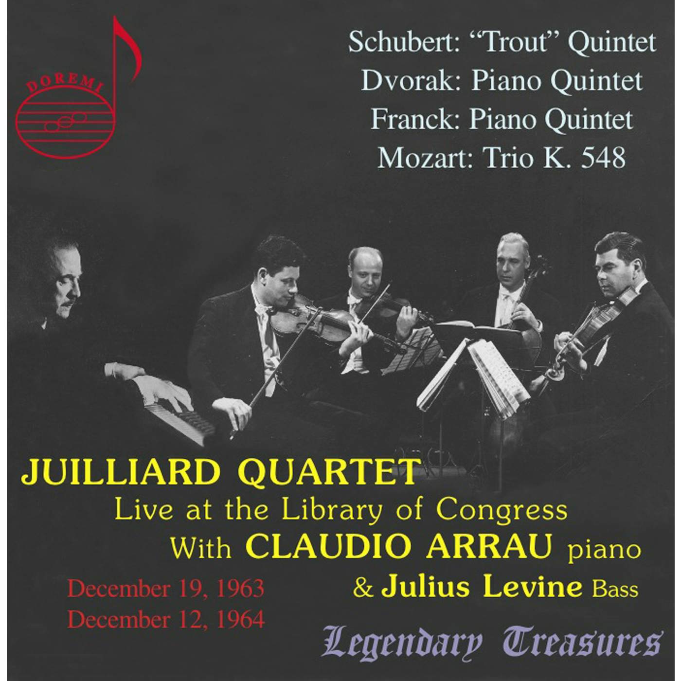 Juilliard String Quartet LIVE AT THE LIBRARY OF CONGRESS 1 CD
