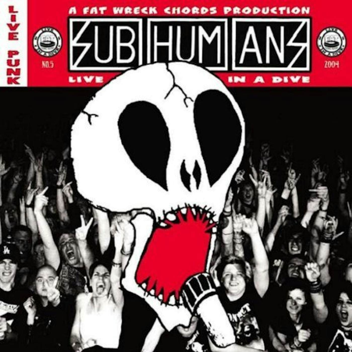 Subhumans LIVE IN A DIVE CD