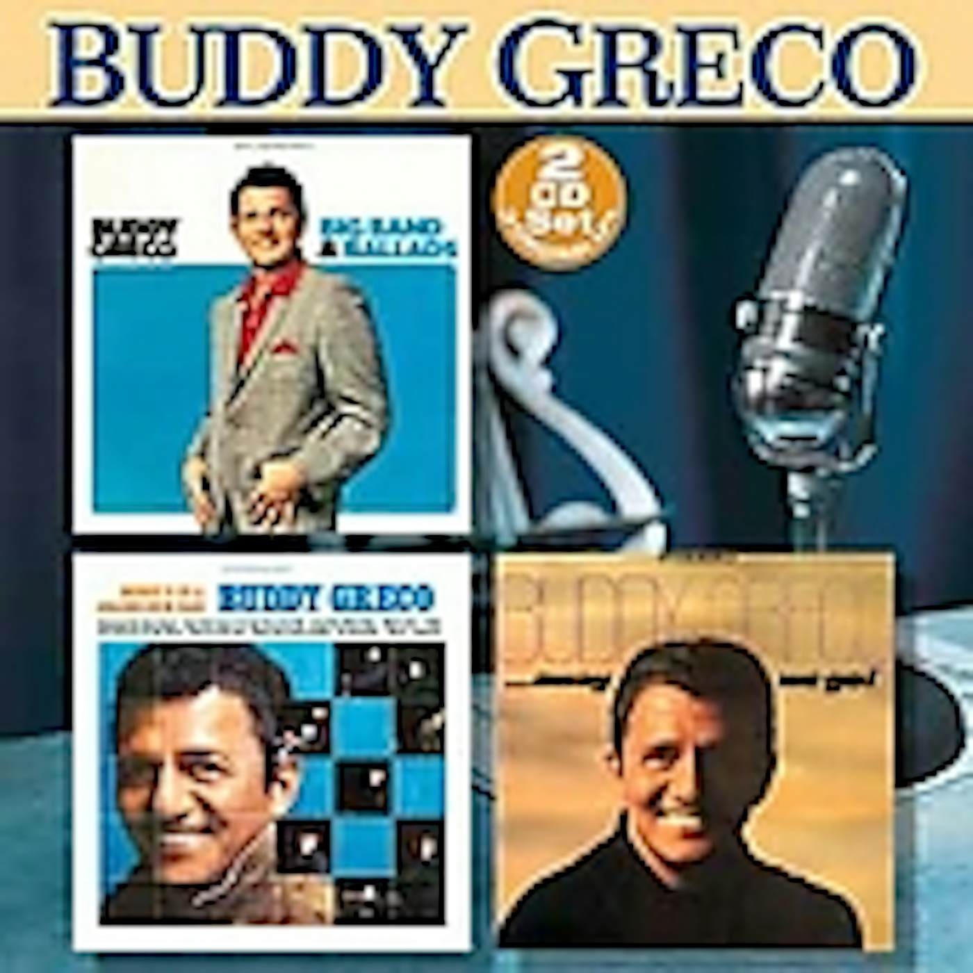 Buddy Greco BIG BAND & BALLADS / BUDDY'S IN BRAND / AWAY WE GO CD