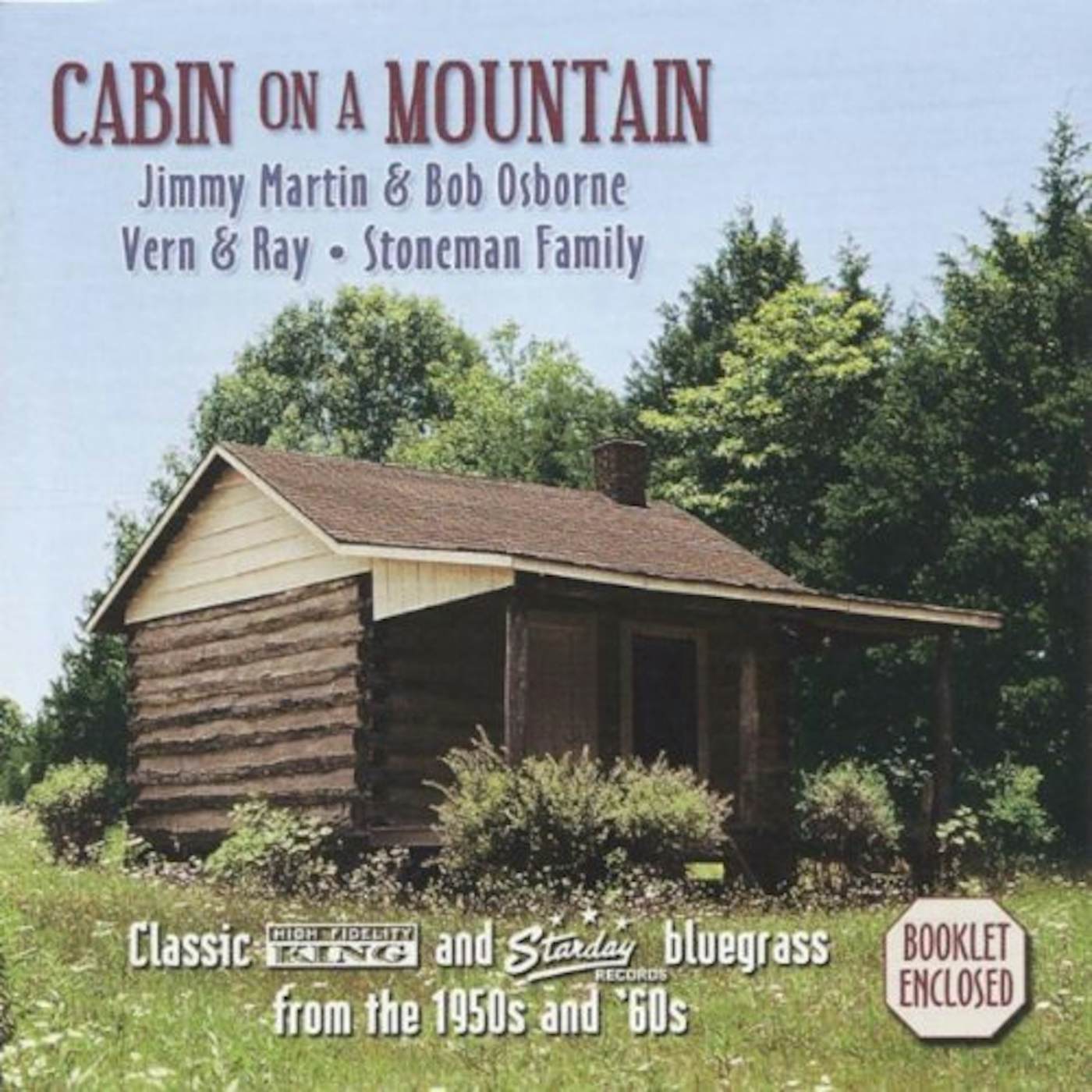 Jimmy Martin CABIN ON A MOUNTAIN CD