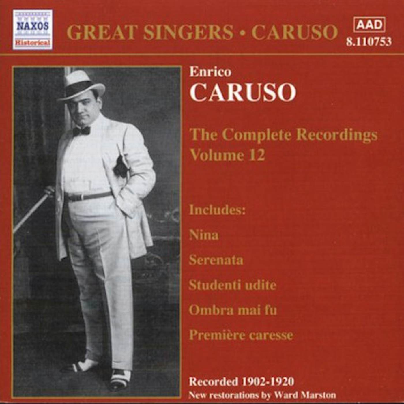 Enrico Caruso COMPLETE RECORDINGS 12 CD