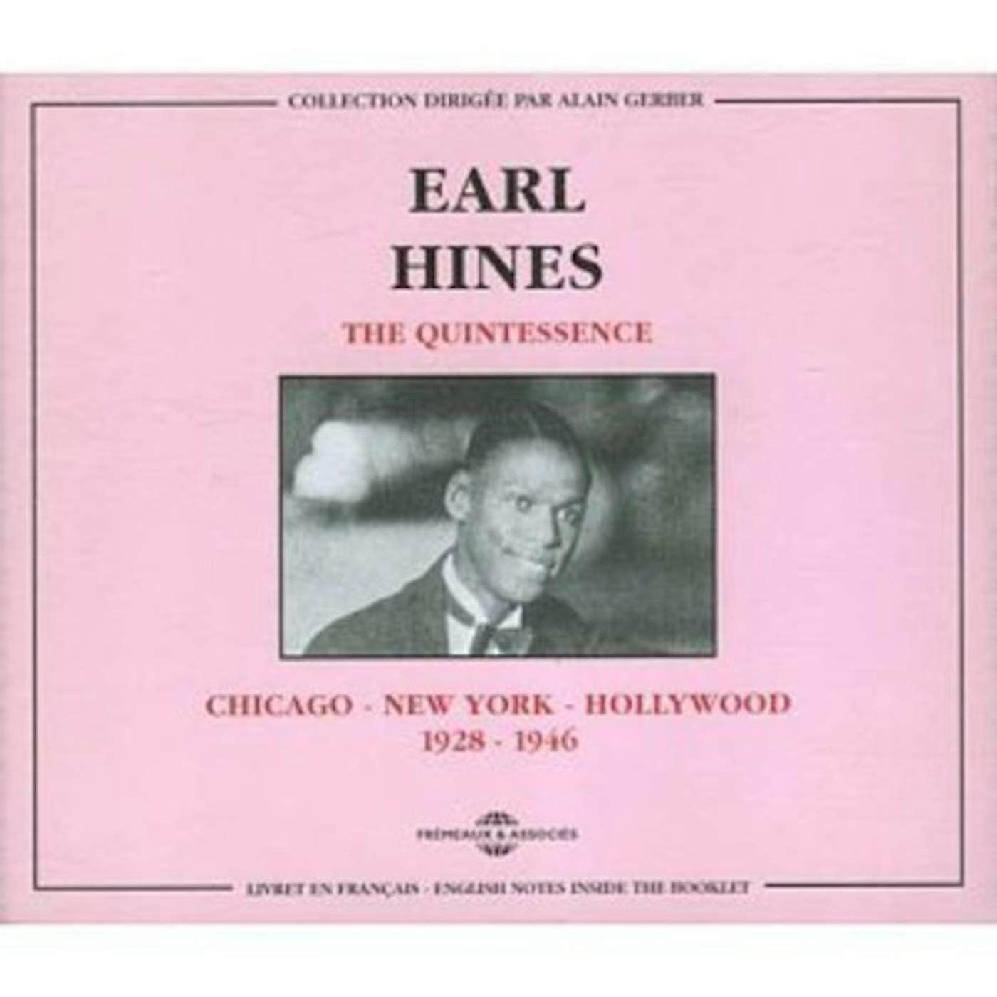Earl Hines QUINTESSENCE CHICAGO NEW YORK CD