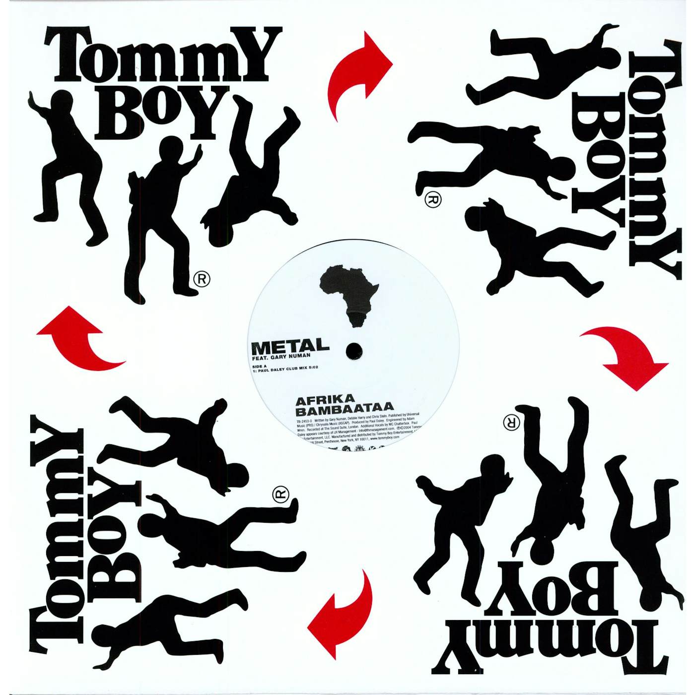 Afrika Bambaataa METAL (X3) Vinyl Record