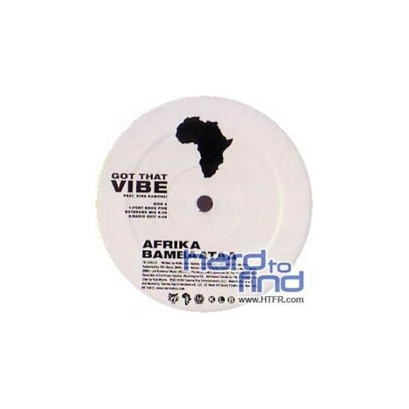 Afrika Bambaataa GOT THAT VIBE (X4) Vinyl Record
