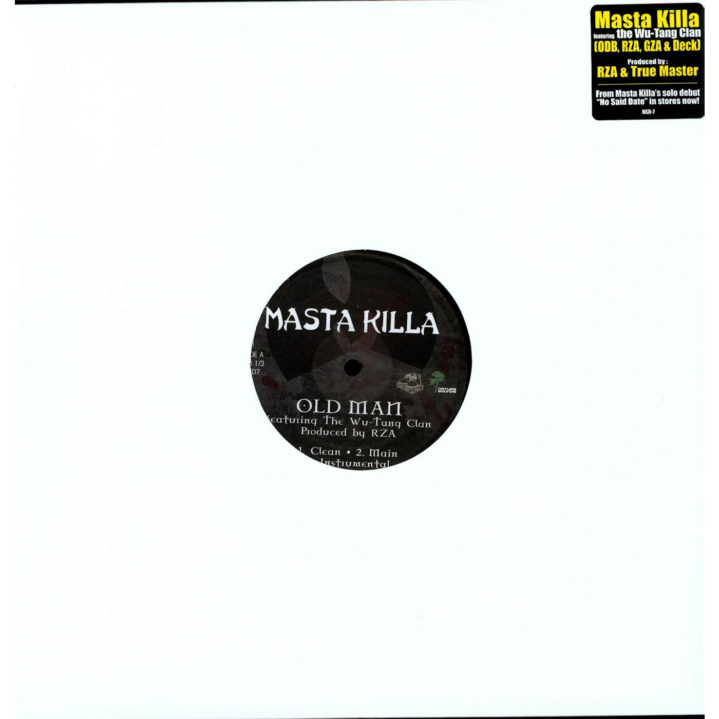 Masta Killa Old Man / Silverbacks Vinyl Record