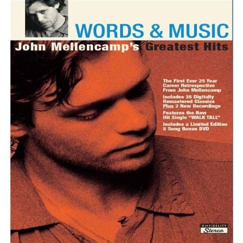 WORDS u0026 MUSIC: JOHN MELLENCAMP'S GREATEST HITS CD