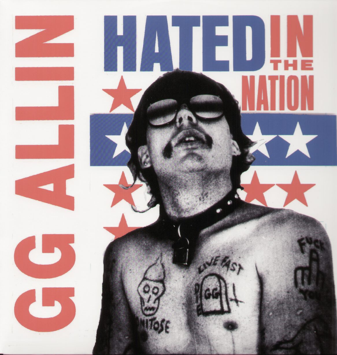 GG Allin HATED IN THE NATION Vinyl Record