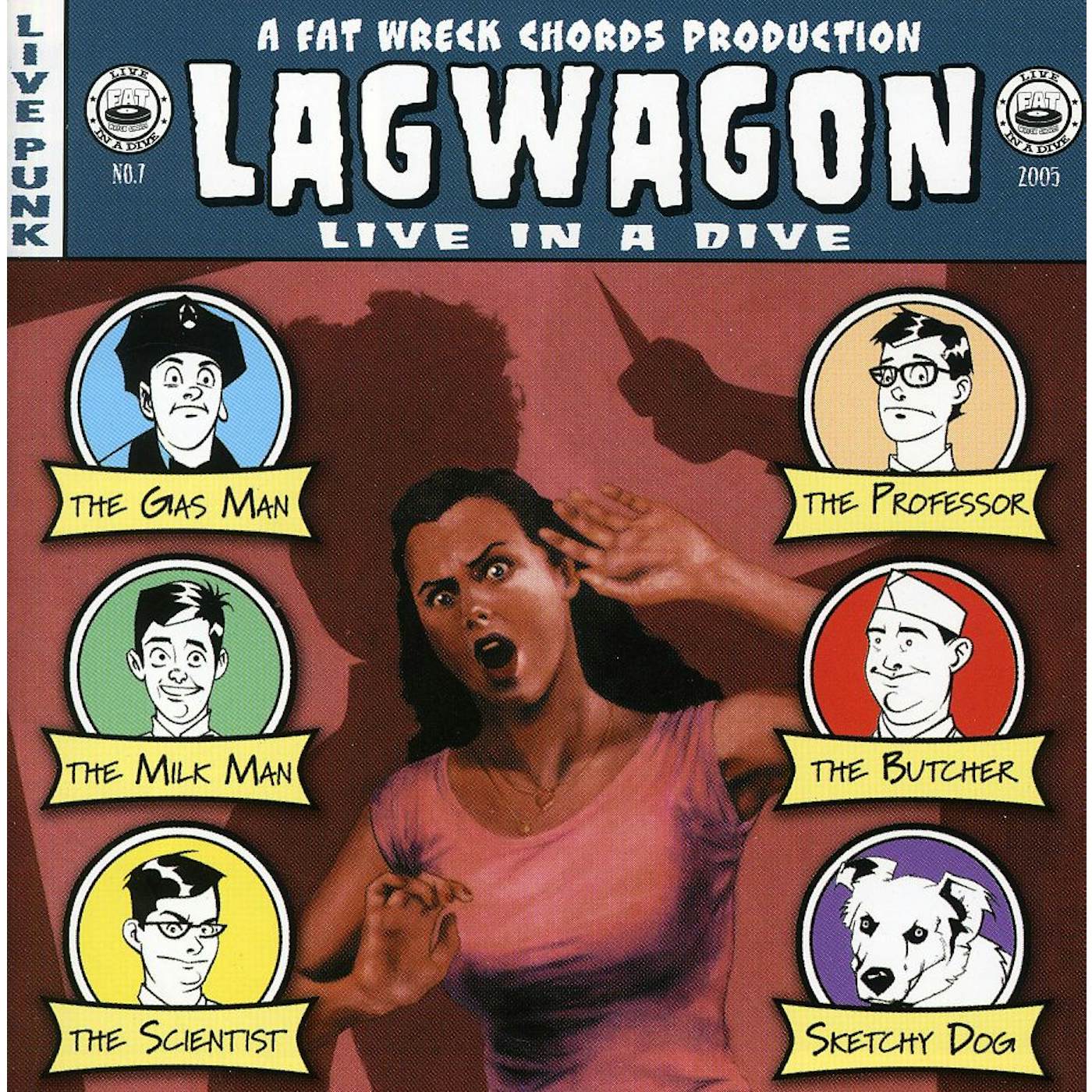 Lagwagon LIVE IN A DIVE CD