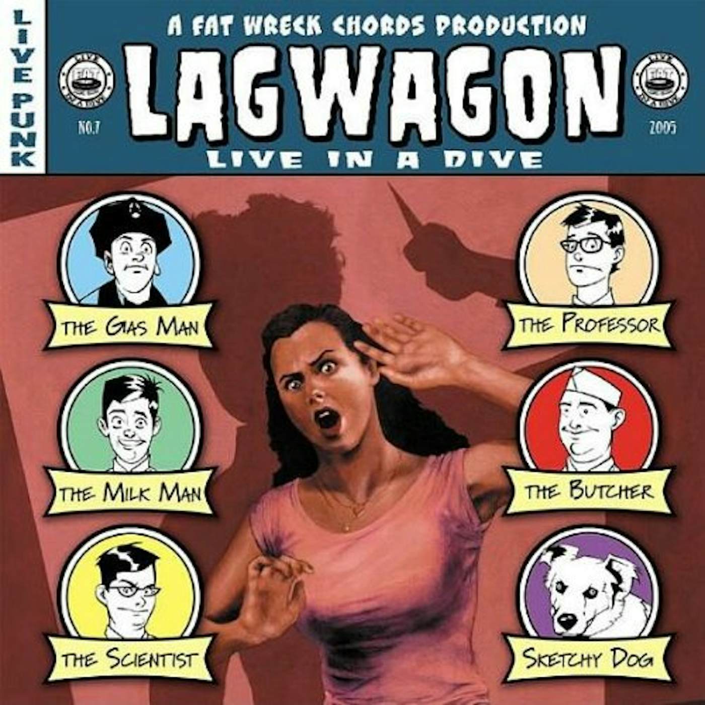 Lagwagon Live in a Dive Vinyl Record