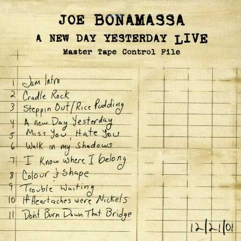 Joe Bonamassa NEW DAY YESTERDAY LIVE CD $16.49$14.99