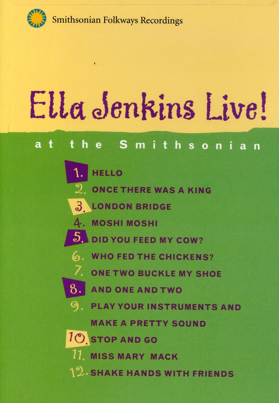 Ella Jenkins LIVE AT THE SMITHSONIAN DVD