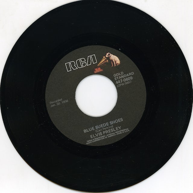 Elvis Presley BLUE SUEDE SHOES Vinyl Record