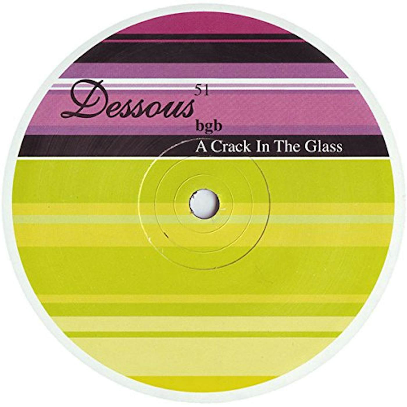 bgb CRACK IN THE GLASS Vinyl Record