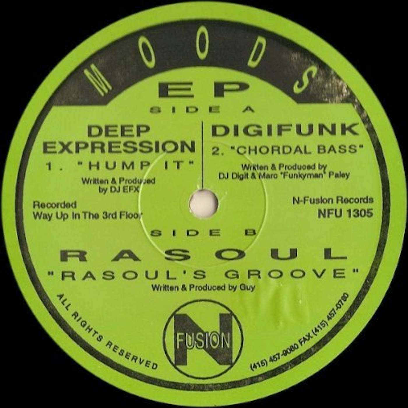 Deep Expression Digifunk Rasoul MOODS Vinyl Record