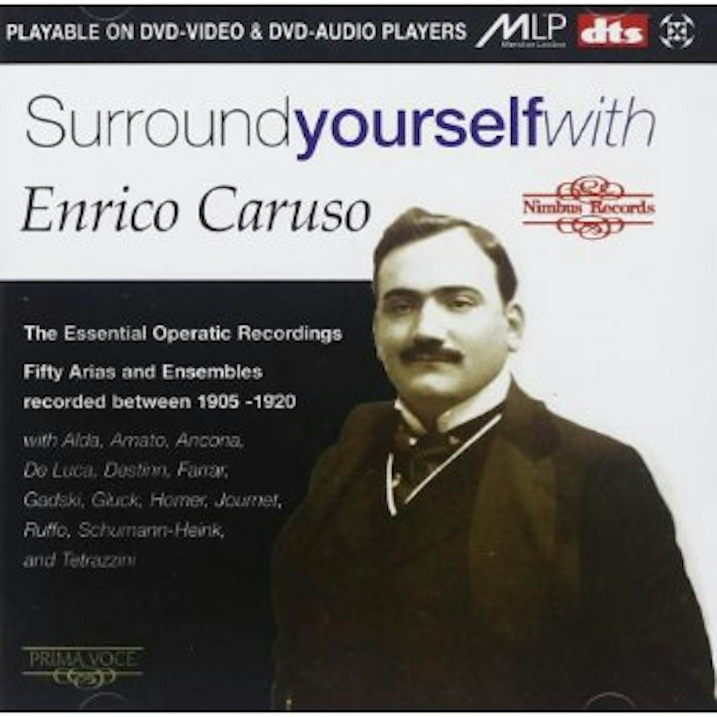 SURROUND YOURSELF WITH ENRICO CARUSO DVD Audio