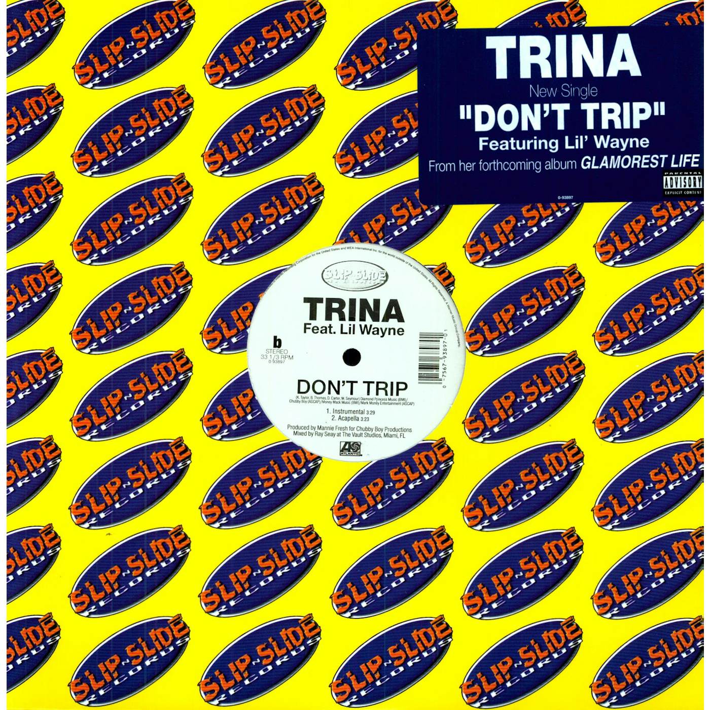 Trina DON'T TRIP Vinyl Record