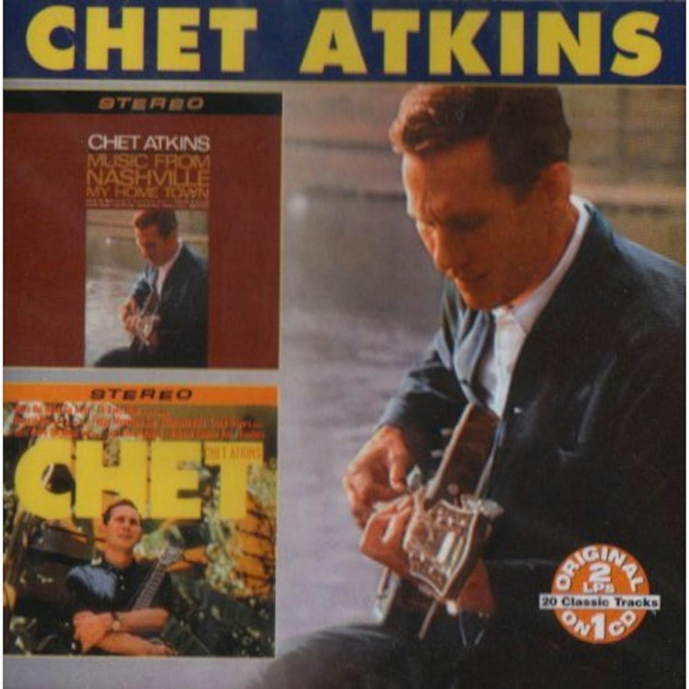 Chet Atkins MUSIC FROM NASHVILLE / MY HOMETOWN CD