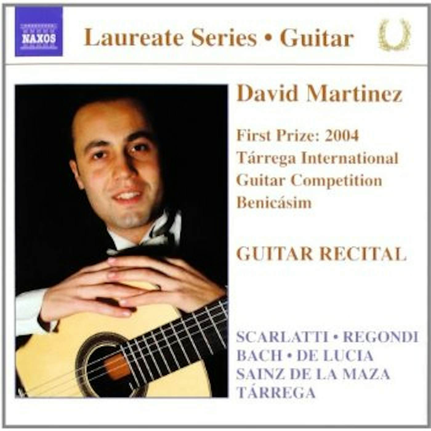 David Martinez GUITAR RECITAL CD