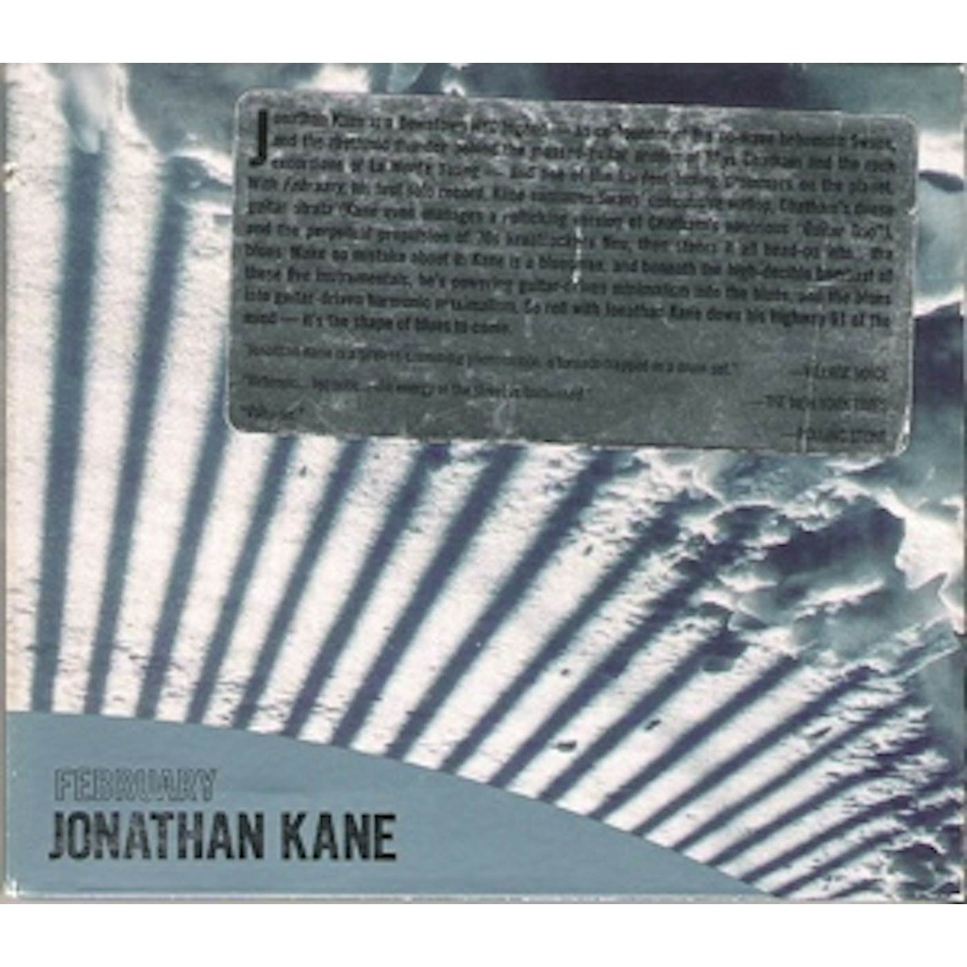 Jonathan Kane FEBRUARY (Vinyl)