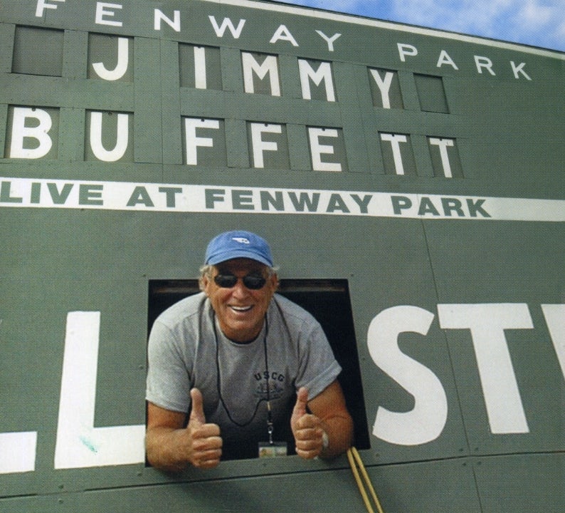 Jimmy Buffett LIVE AT FENWAY PARK CD