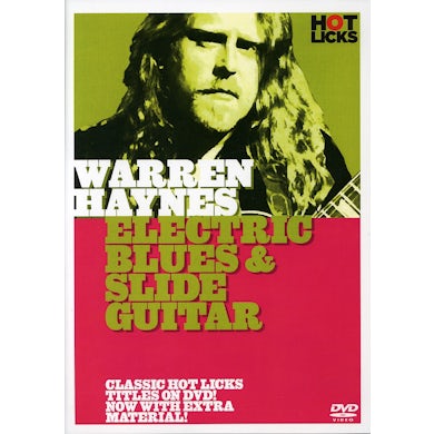 Warren Haynes ELECTRIC BLUES & SLIDE GUITAR DVD