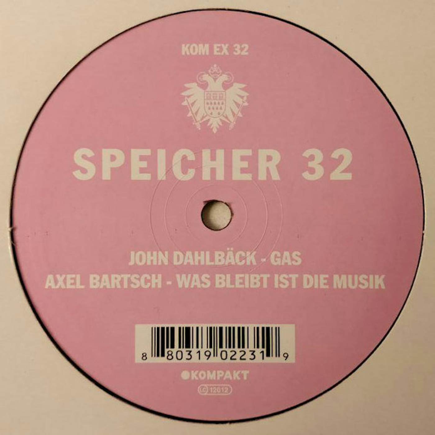 John Dahlback / Axel Bartsch SPEICHER Vinyl Record