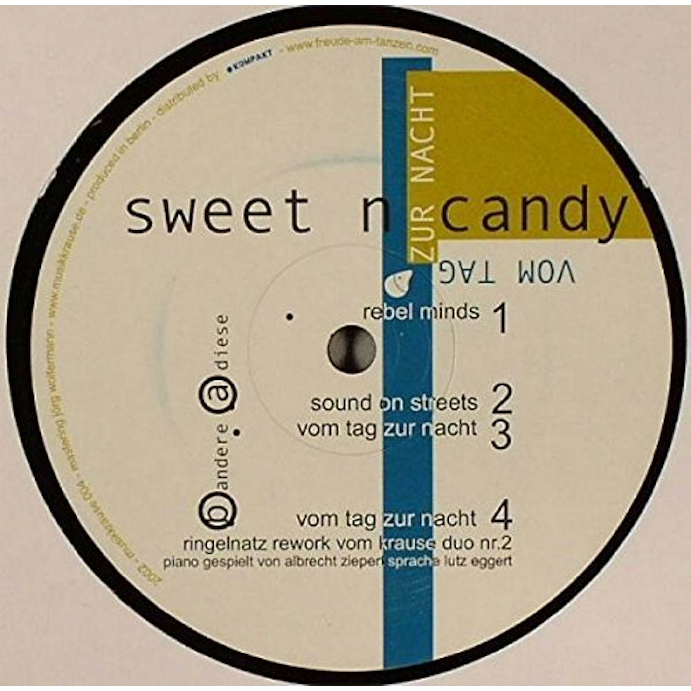 Sweet N Candy VOM TAG ZUR NACHT Vinyl Record