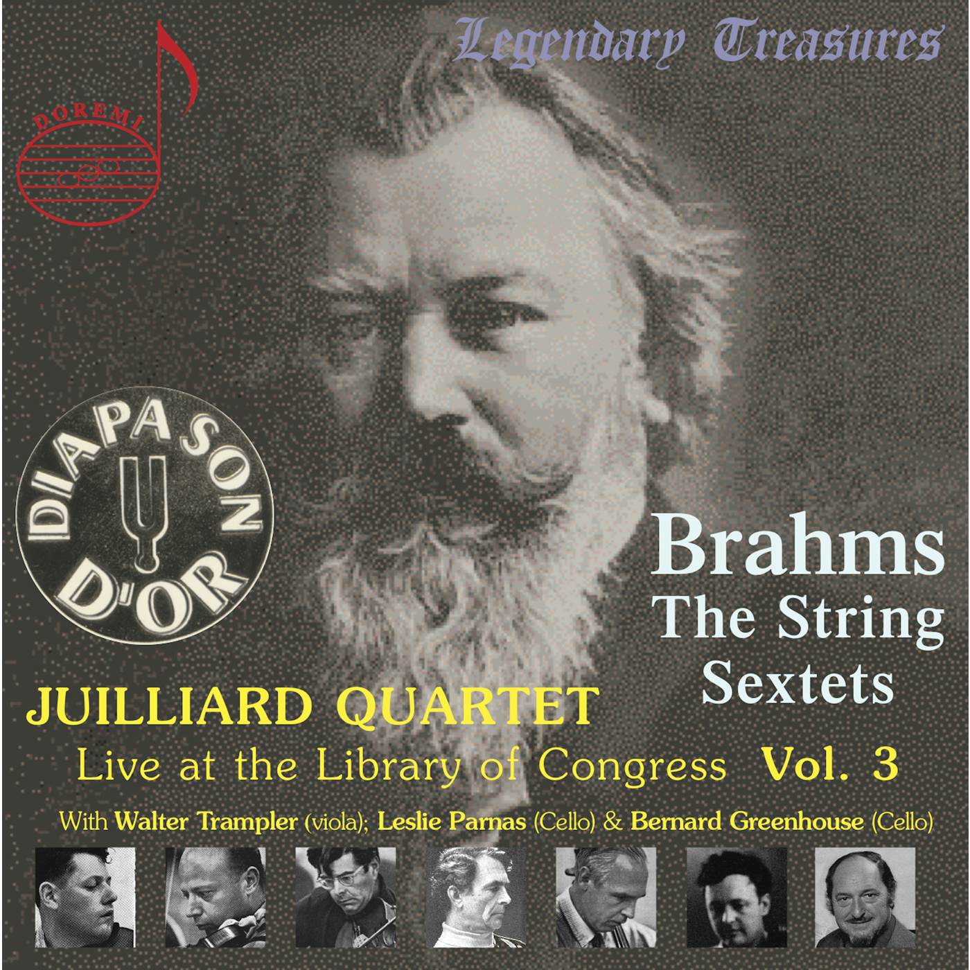 Juilliard String Quartet LIVE AT THE LIBRARY OF CONGRESS 3 CD