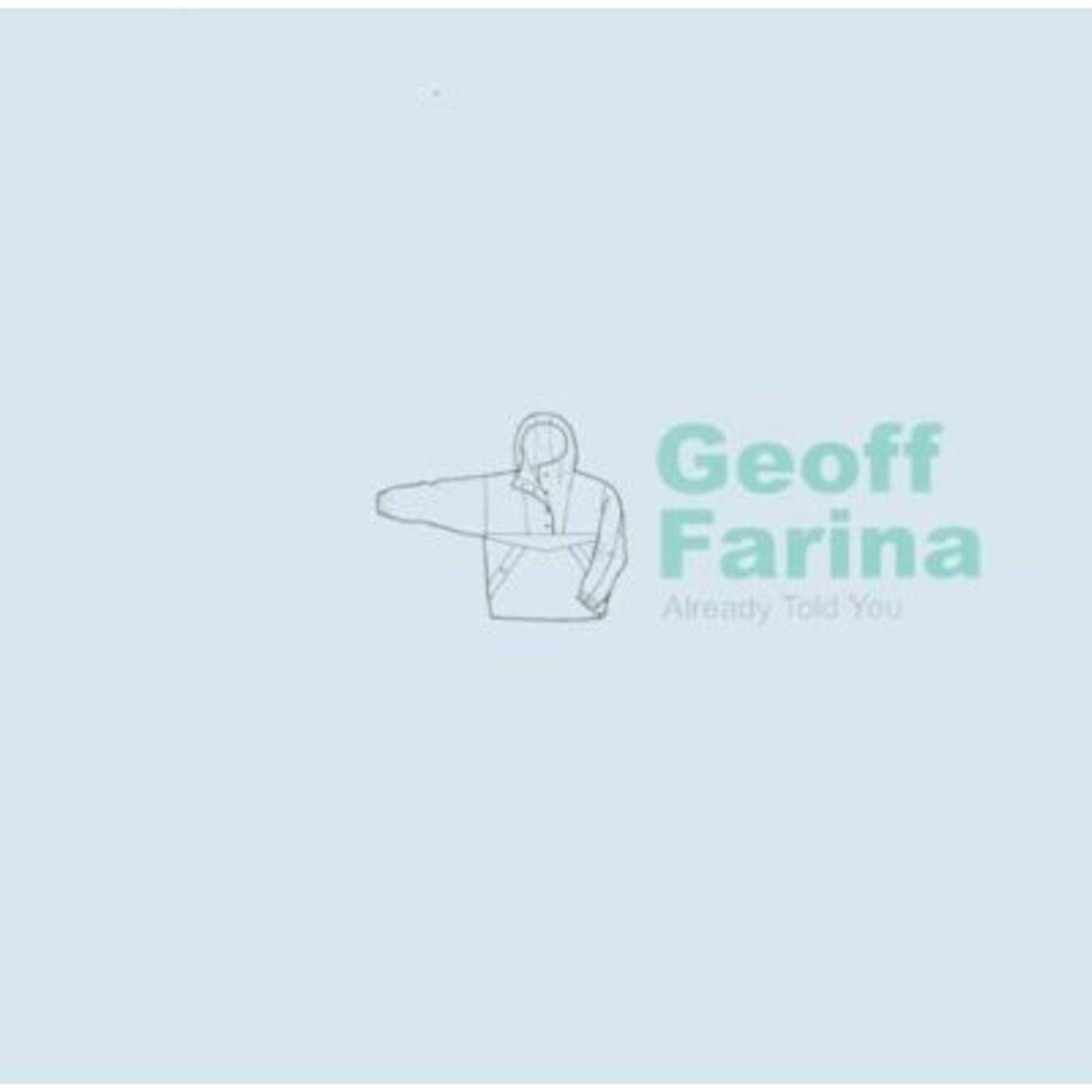 Geoff Farina ALREADY TOLD YOU CD